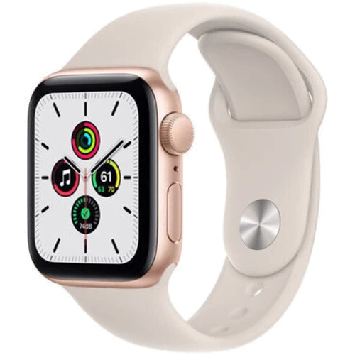 Apple Watch SE 40mm GPS Gold Aluminum Case with Starlight Sport Band (MKQ03) Approved Витринный образец