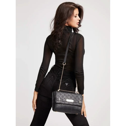 Женская сумка кросс боди Guess Bea Convertible Crossbody Flap черная (HWVS8132210-BLA): Тип Сумки
