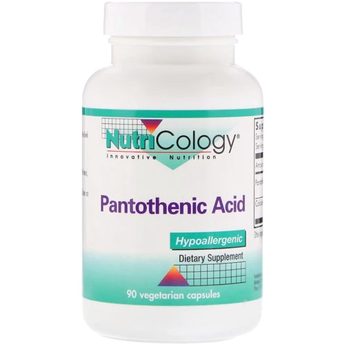 Nutricology Pantothenic Acid 90 Veggie Caps Пантотеновая кислота