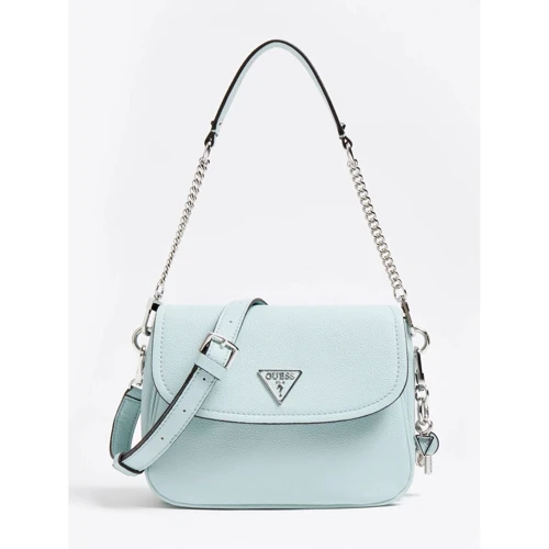 Женская сумка через плечо Guess Destiny Shoulder Bag светло-голубая (HWVY7878200-AQU)