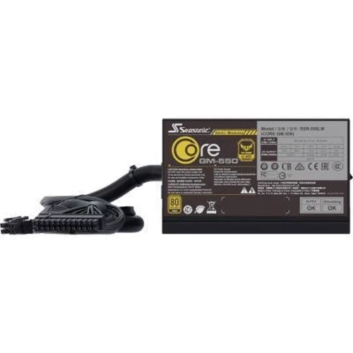 Блок питания SeaSonic CORE GM-550 Gold (SSR-550LM): Модульные (съемные) кабеля Semi