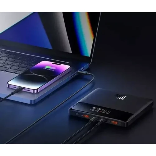 Зовнішній акумулятор Baseus Power Bank 20000mAh Blade HDEdition Digital Display 100W Black (PPBL000301) фото 7