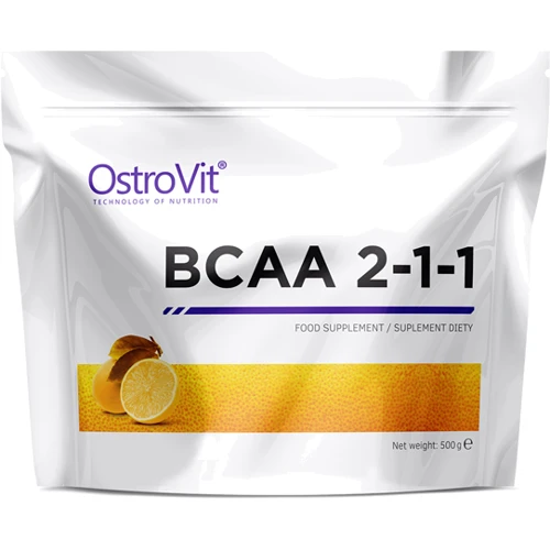Аминокислота для спорта OstroVit BCAA 2-1-1 500g lemon