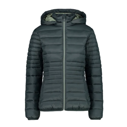 Куртка CMP Woman Jacket Snaps Hood 30K3666-F962 46 (38) зеленая демисезон с капюшоном