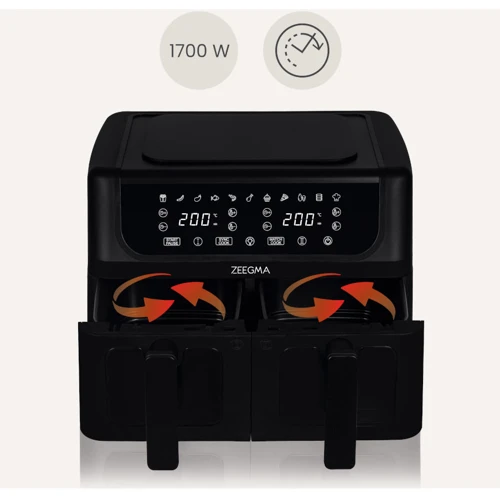Фритюрница Zeegma Dual 9л Black