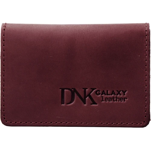 Женская обложка для ID-паспорта DNK Leather бордовая (DNK-mini-oknoH-colL): Пол Женский