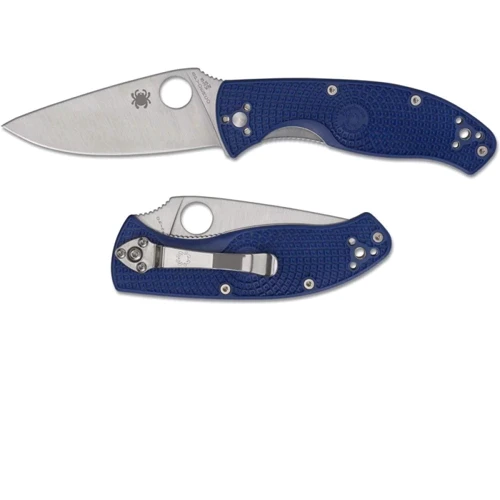 Ніж Spyderco Tenacious, S35VN, напівсерейтор blue (87.14.81): Система блокування Есть