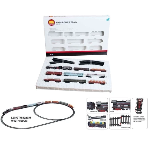 Набір ігровий BIG MOTORS Залізниця з 9 вагонами (19033-8): Тип набір