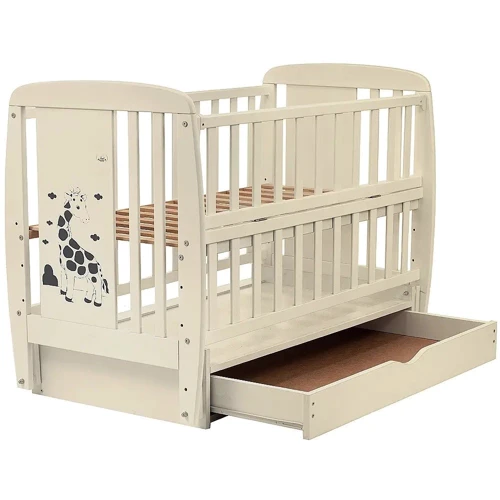 Дитяче ліжечко Babyroom Жирафік маятник DJMYO-3 слонова кістка (625290)