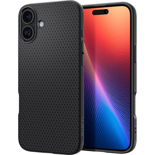 Чехол для iPhone Spigen Liquid Air Matte Black (ACS08194) for iPhone 16
