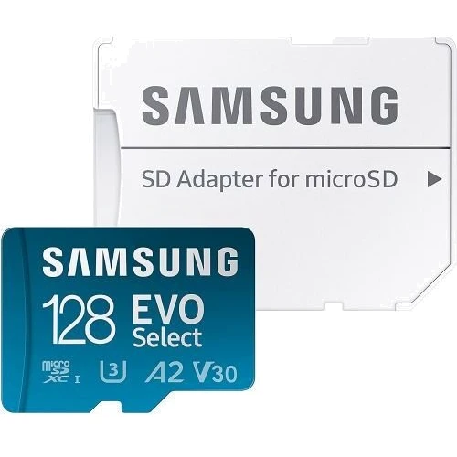 Карта памяти Samsung 128GB microSDXC EVO Select Class 10 UHS-I EVO Select 2024 + adapter (MB-ME128SA/AM): Тип карты MicroSDXC