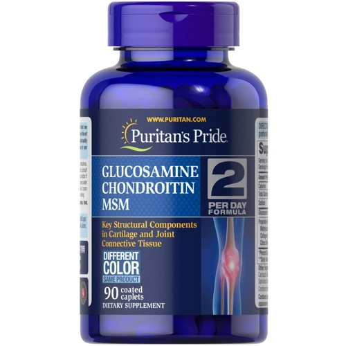 Puritan's Pride Triple Strength Glucosamine, Chondroitin & MSM Joint Soother 90 caps