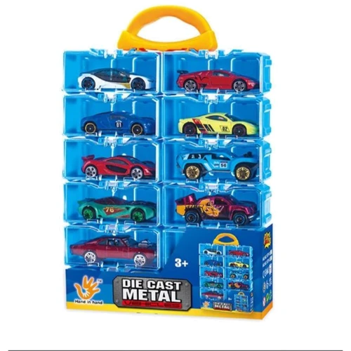 Набір металевих машинок KIMSC ARDI у кейсі, 10 штук (XY905-12): Виробник KIMSC ARDI