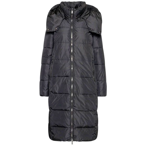 Куртка CMP Woman Coat Zip Hood 31K2846-U901 46 (38) черная зимняя с капюшоном: Сезон Зима