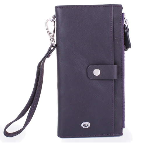 Женский кошелек ST Leather Accessories темно-фиолетовый (NST420-violet): Страна производитель Украина