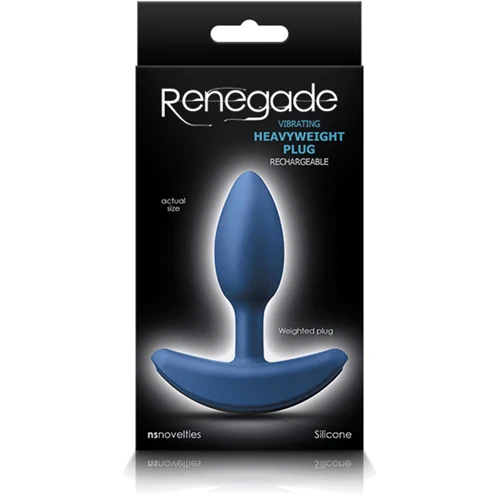 NSNovelties Renegade Heavyweight Plug - мощная утяжеленная анальная пробка, S