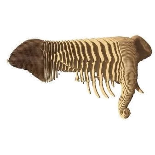 Картонный настенный конструктор Cartonic 3D Puzzle ELEPHANT