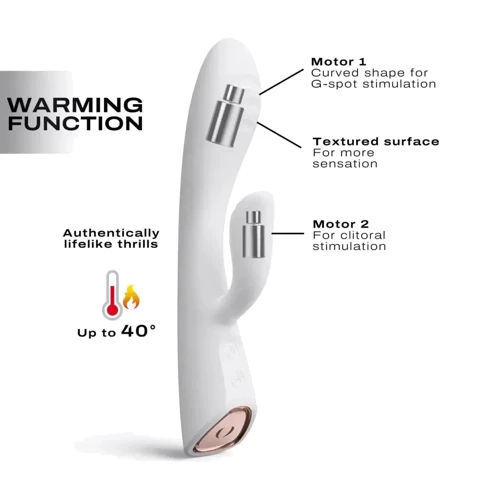 Вибратор-кролик Dorcel Flexi Rabbit White