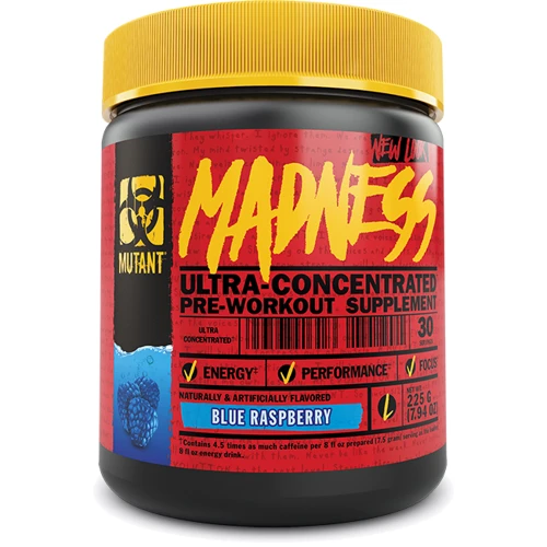 Mutant Madness 225 g /30 servings/ Blue Raspberry