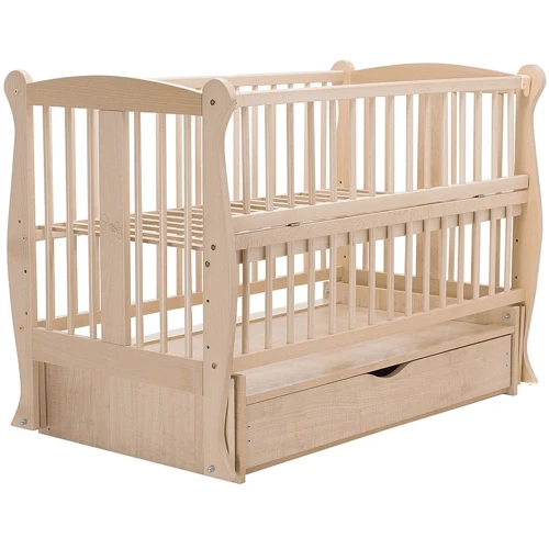 

Кровать Babyroom Грация DGMYO-3 маятник, ящик, откидной бок, бук слоновая кость (680953)