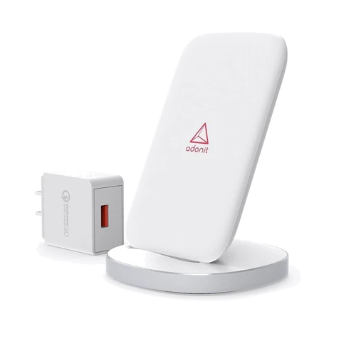 Зарядний пристрій Adonit Wireless Fast Charging Stand 10W White (3130-17-08-C)