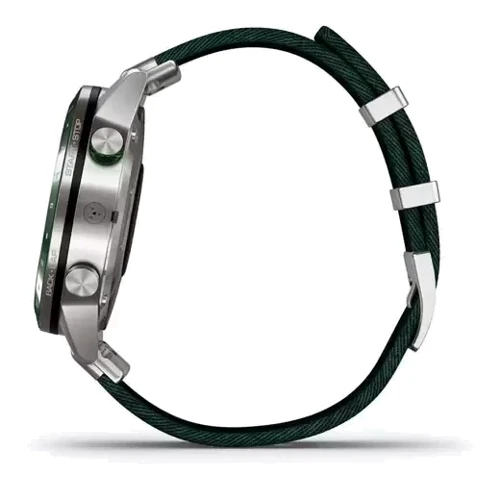 Смарт-часы Garmin MARQ Golfer (010-02394-00): Цвет ремешка зеленый