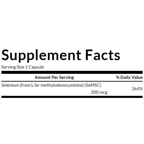 Swanson SeMSC Selenium 200mcg Селен 120 капсул: Тип Селен