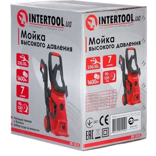 Минимойка высокого давления Intertool DT-1515: Производительность (л/ч) 420