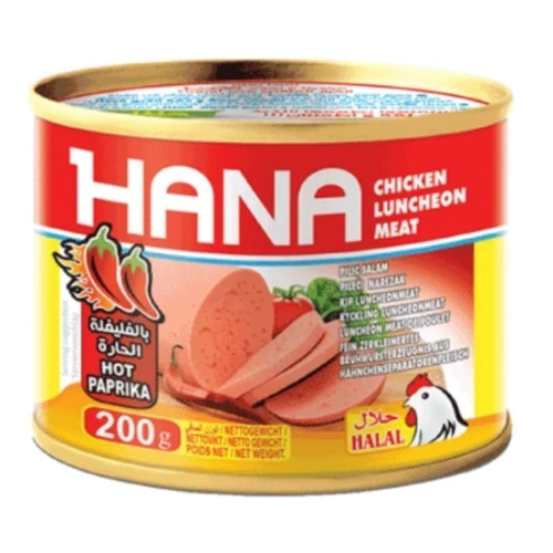 Консерва HANA куриная колбаса с паприкой, 200 г