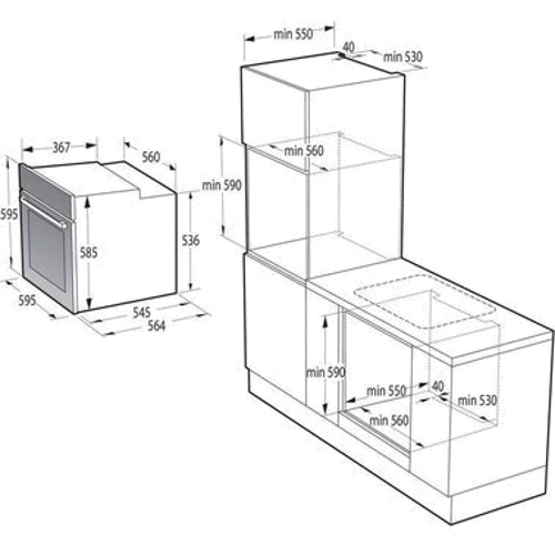 Духовой шкаф электрический Gorenje BOS6737E06WG: Количество режимов нагрева 12