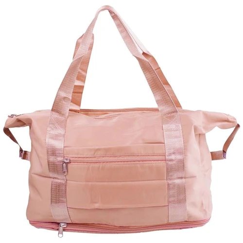 Жіноча дорожня сумка Valiria Fashion рожева (5DETAA2636-pink): Застібка Молния