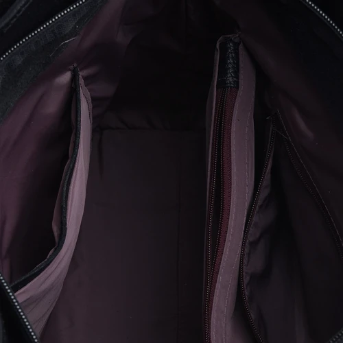 Жіноча сумка шоппер Ricco Grande чорна (1L848-black): Тип ручки Зі знімним ременем, З двома ручками, Плечовий ремінь, Коротка ручка
