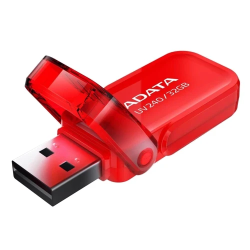 USB-флешка ADATA 32GB UV240 USB 2.0 Red (AUV240-32G-RRD): Стандарт USB USB 2.0