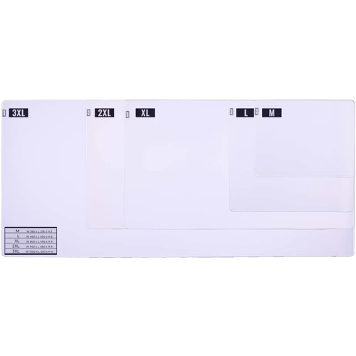 Ігрова поверхня 2E Gaming Pro Speed 2XL White (2E-SPEED-2XL-WH-PRO): Матеріал Резина, ткань