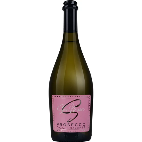 Вино игристое San Mare Prosecco DOC Frizzante, белое брют, 0.75л 10.5% (BDA1VN-SMR075-009)