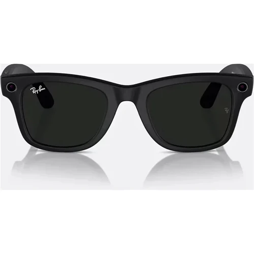 Смарт-очки Ray-Ban Meta Wayfarer Standard Matte Black/Clear to G-15 Green Transitions size M (RW4006 601SM1 50-22) фото 9