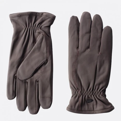 Мужские перчатки Camel Active Leather Gloves L темно-коричневые (408250-2G25-29): Пол Мужской