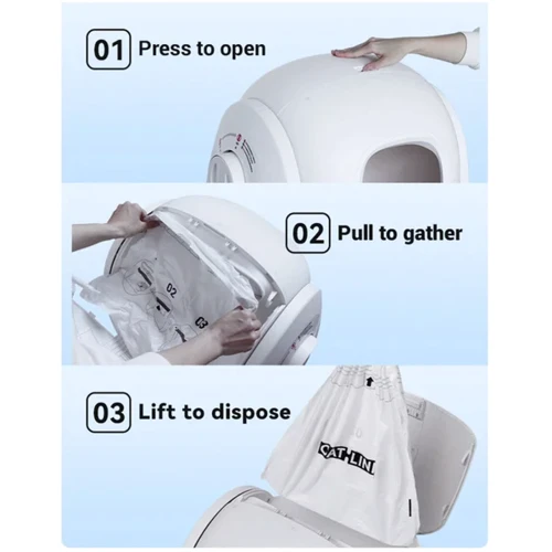 Мішки для сміття CATLINK For BAYMAX Cat Litter Box, 2 рулони (40 пакетів) (6972884750897) фото 3