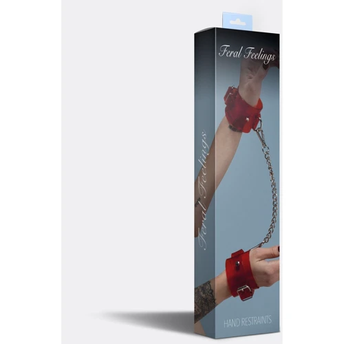 Наручники Feral Feelings - Hand Restraints Red Trasparent
