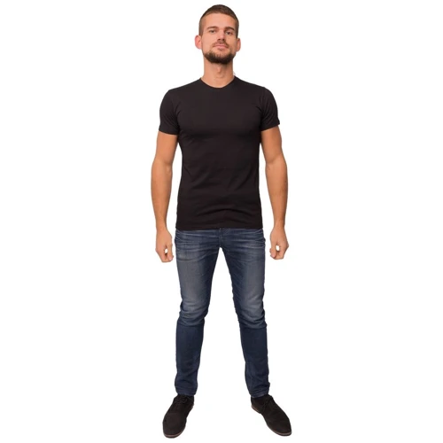 Футболка Наталюкс 12-1338 XXL чорна: Склад бавовна