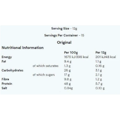 Заменитель питания MyProtein Peanut Butter Powder 180 g /15 servings/ Original: Пол Унисекс