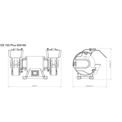 Верстат для заточування Metabo DS 150 Plus (604160000) фото 2