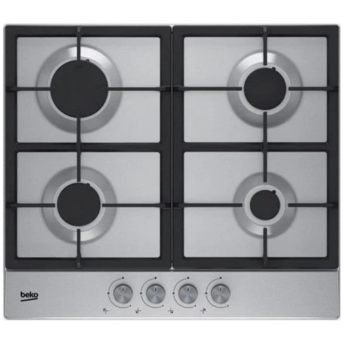 Варильна поверхня газова Beko HIAG 64225 SX: Розташування панелі фронтальне