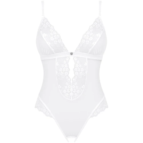 Соблазнительный тедди Obsessive Heavenlly White XL/2XL