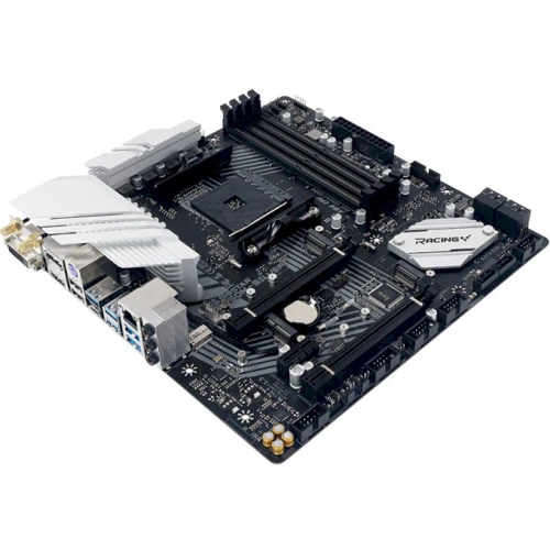 BIOSTAR B550M-SILVER: Разъемы на плате SATA 3.0, M.2