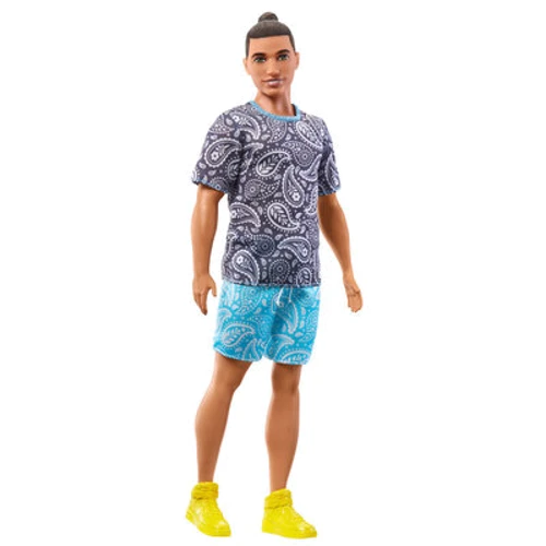 Лялька Barbie Fashionistas Кен у футболці з візерунком пейслі (HPF80): Вік от 3 лет
