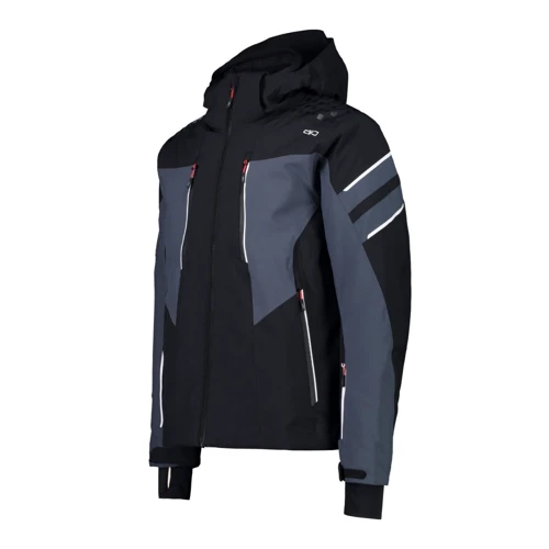 Горнолыжная куртка CMP Man Jacket Zip Hood (31W0297-U901) 52 черная с капюшоном: Вид Горнолыжные куртки