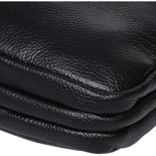 Мужская сумка планшет Keizer черная (K13508-black): Фактура Матовая, Зернистая