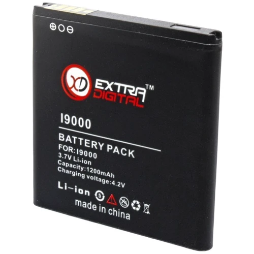 Аккумулятор ExtraDigital 1200 mAh (BMS1129) for Samsung i9000 Galaxy S: Производитель ExtraDigital