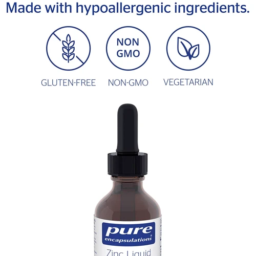 Pure Encapsulations Zinc liquid 15 mg 120 ml Цинк в жидкой форме (PE-01260): Форма выпуска Жидкость